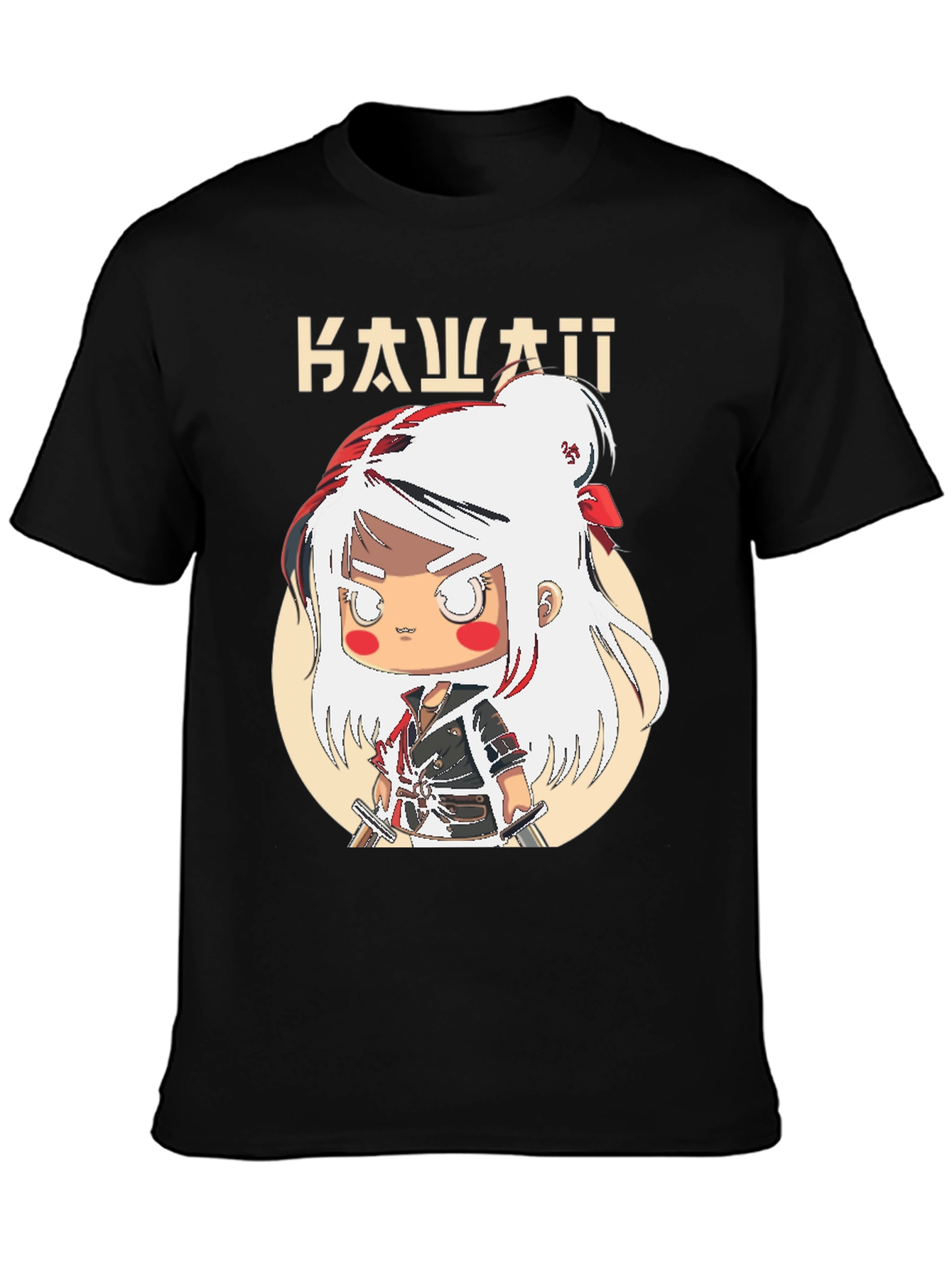 Kawaii Warrior Anime T-Shirt