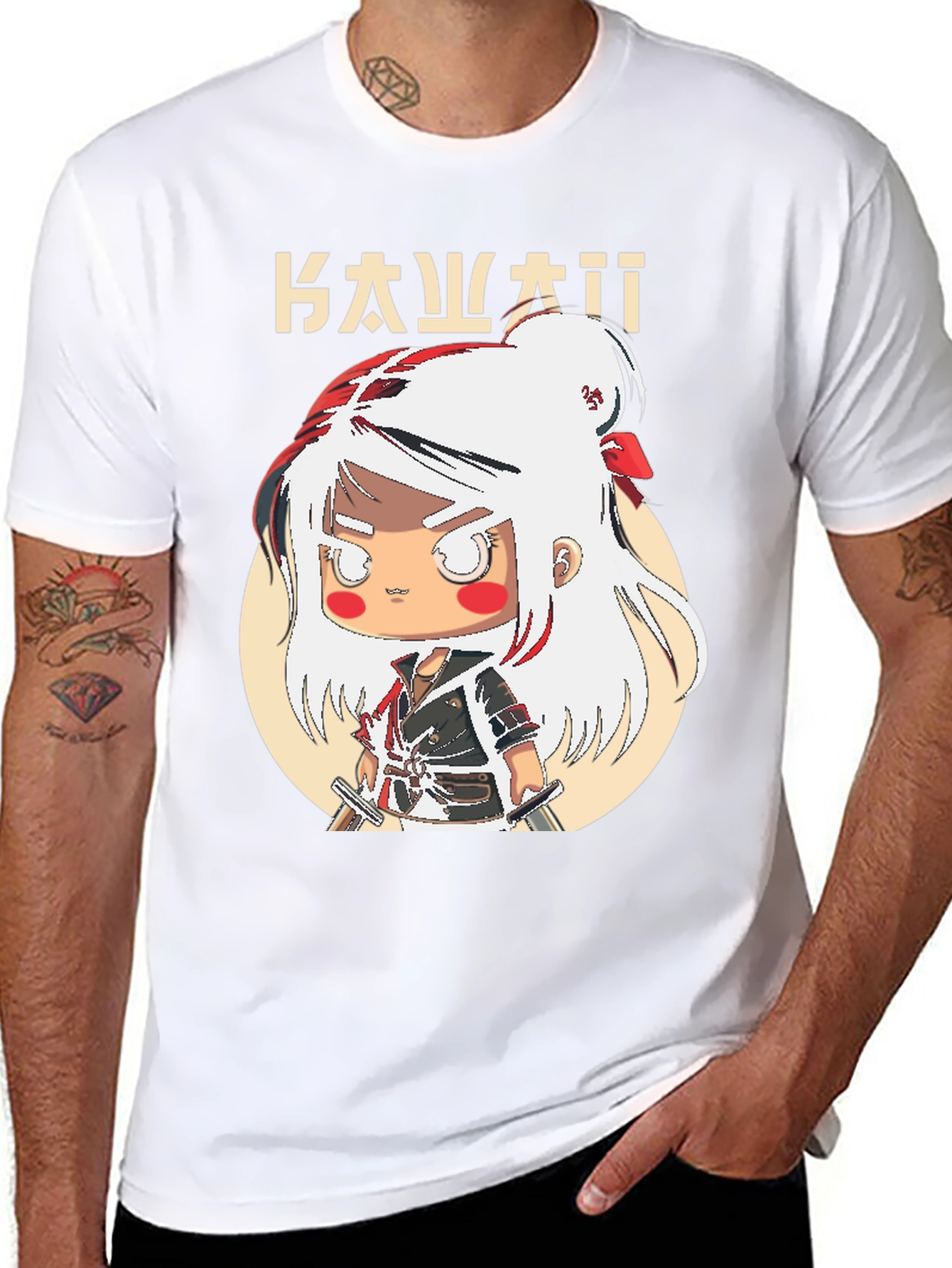Kawaii Warrior Anime T-Shirt
