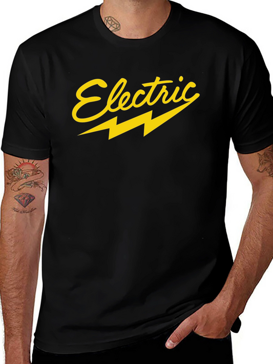 Electric Bolt Tee - Stylish Graphic T-Shirt