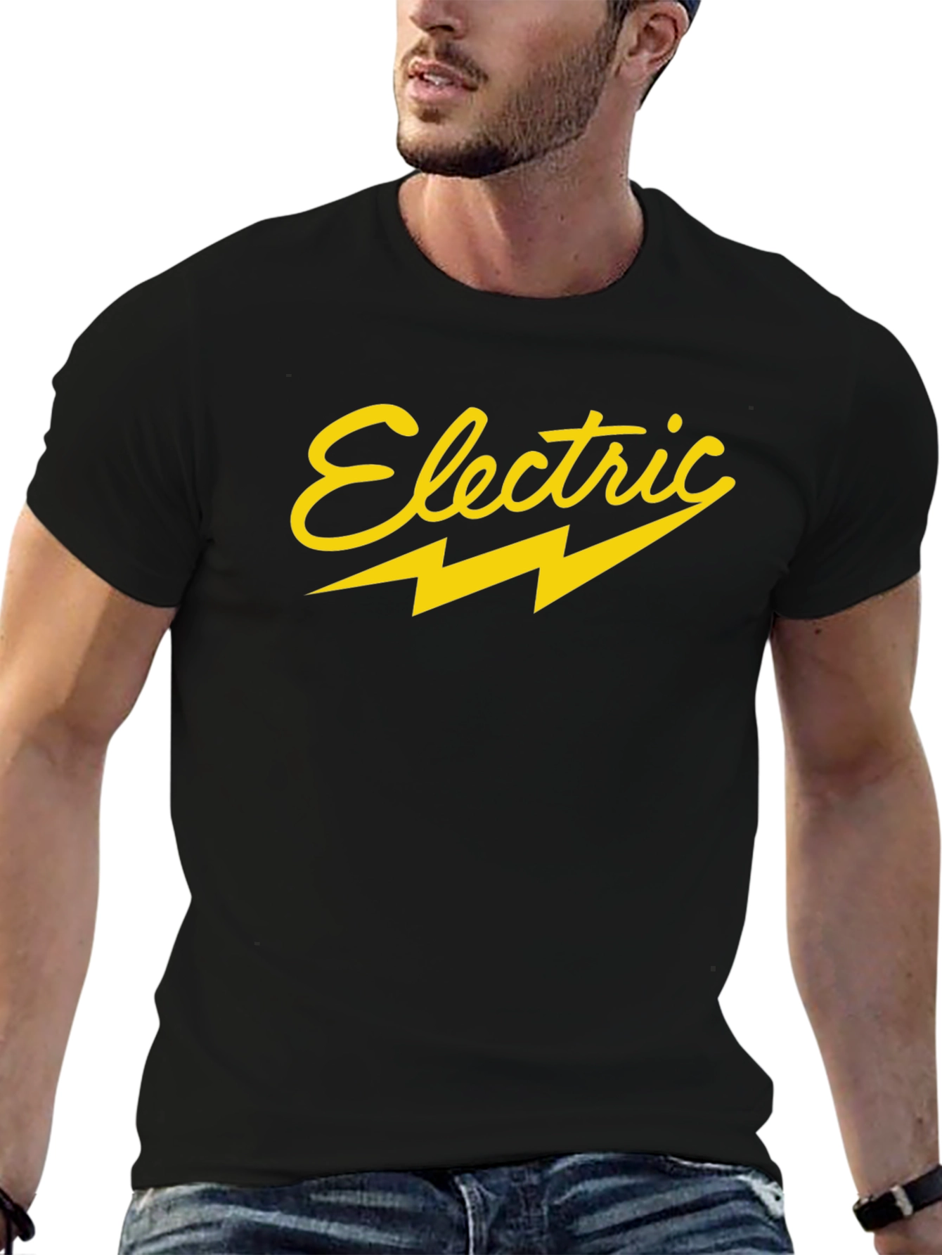 Electric Bolt Tee - Stylish Graphic T-Shirt