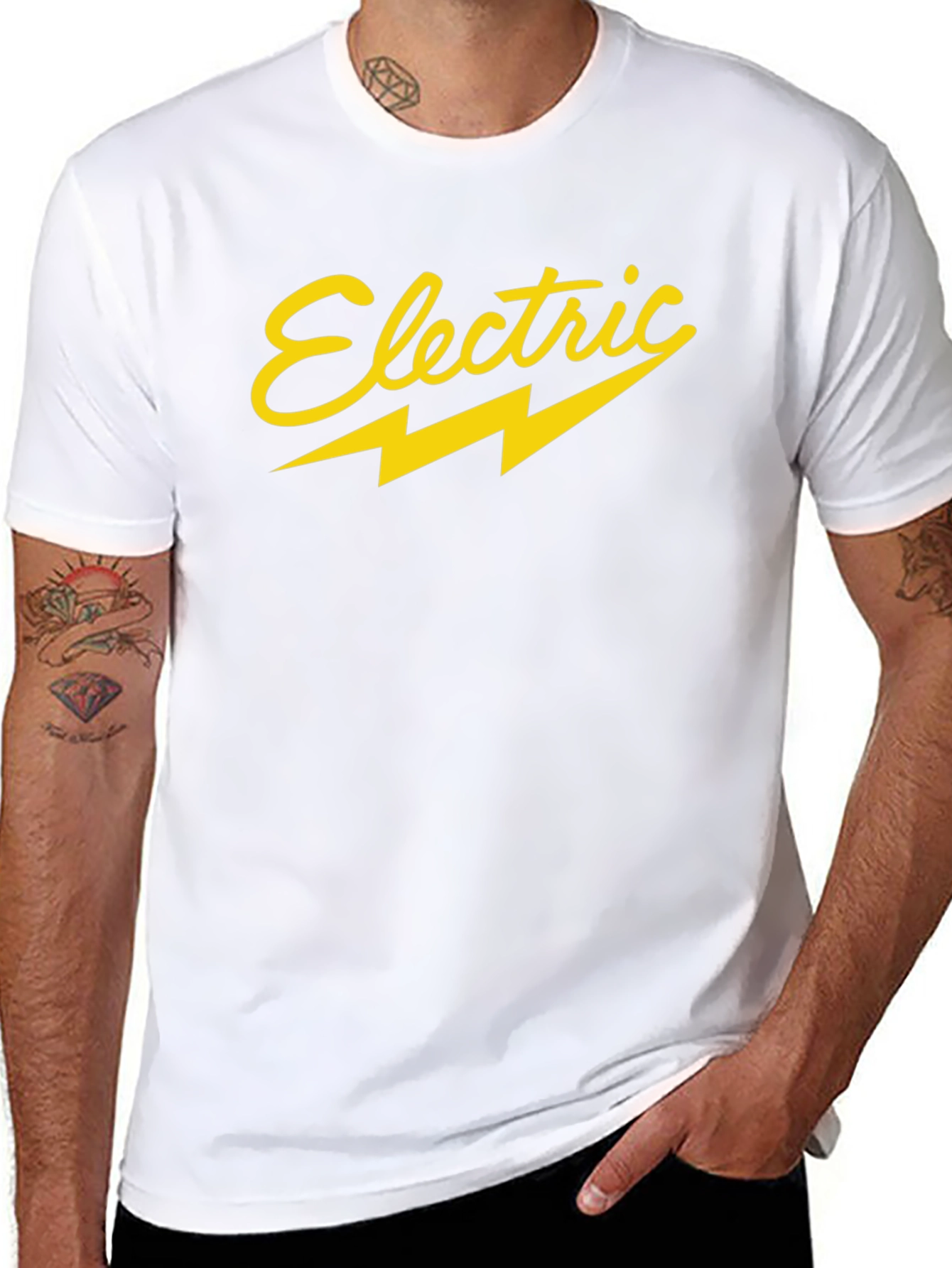 Electric Bolt Tee - Stylish Graphic T-Shirt