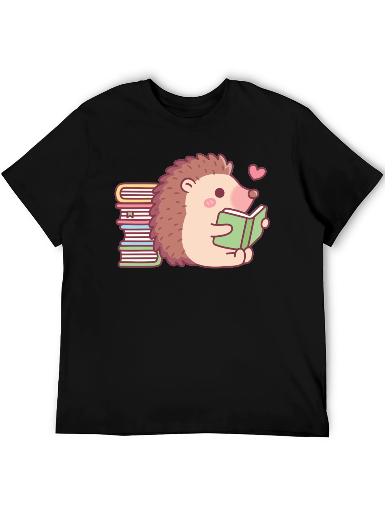 Bookworm Hedgehog T-Shirt
