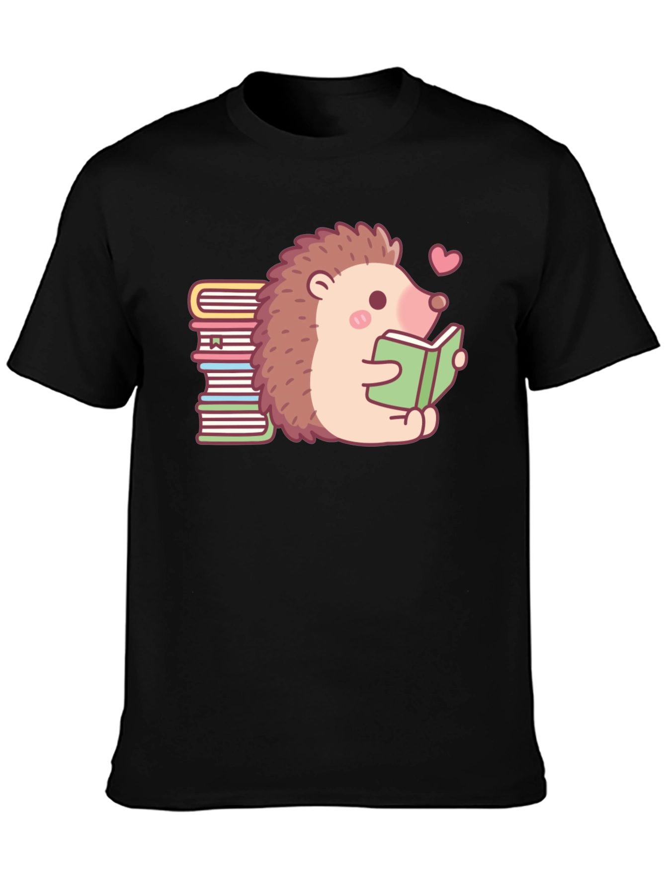 Bookworm Hedgehog T-Shirt