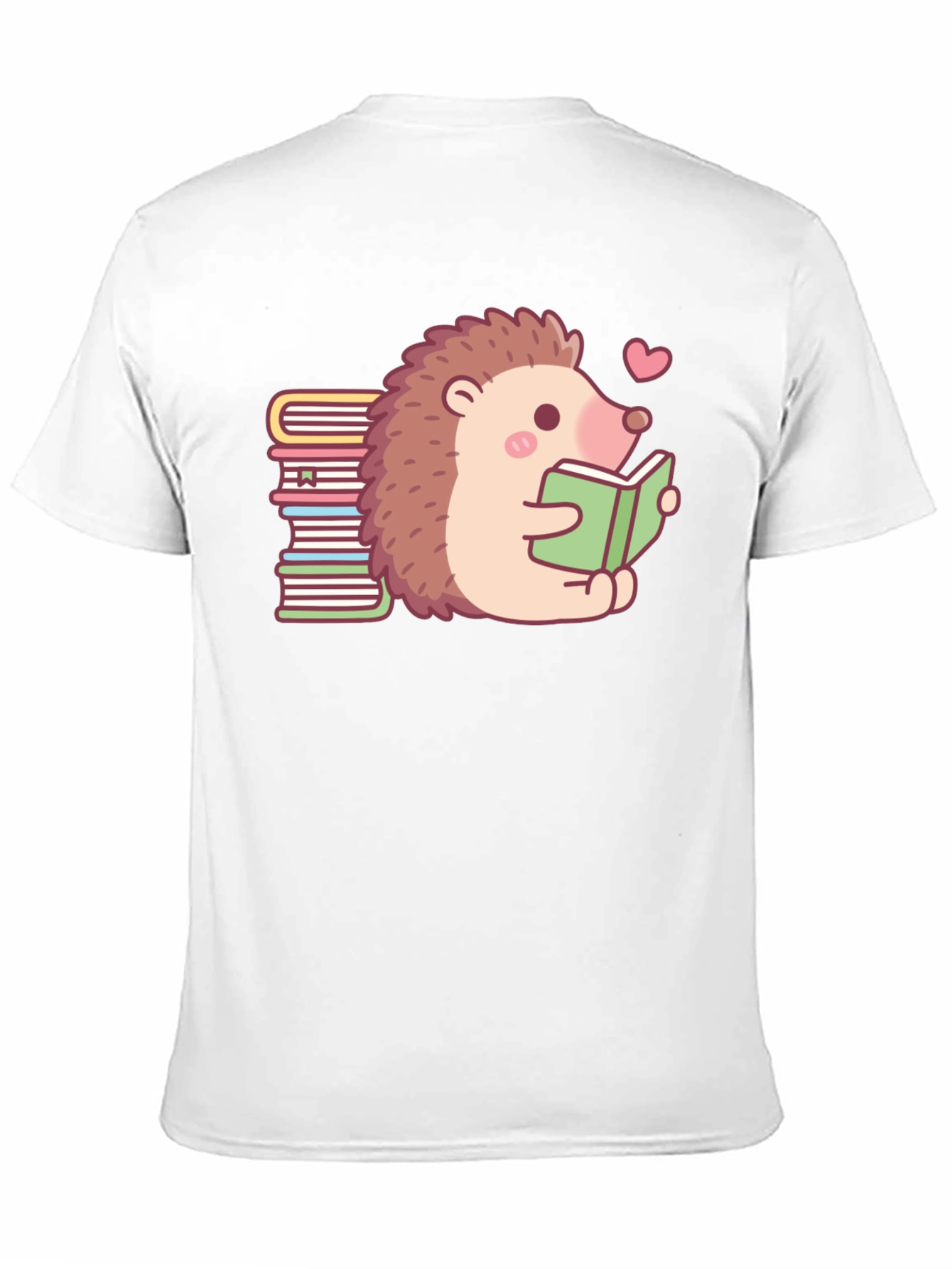 Bookworm Hedgehog T-Shirt