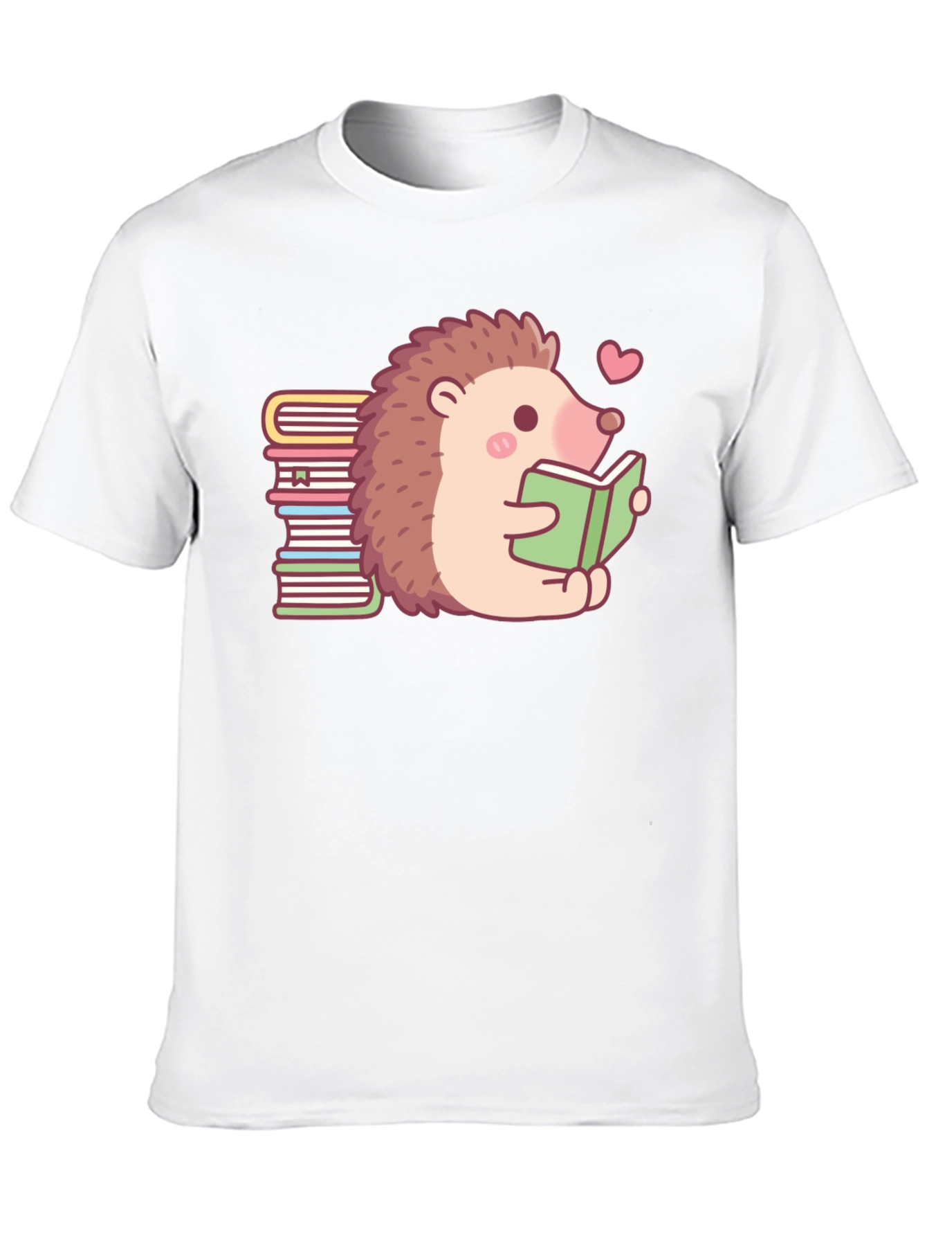 Bookworm Hedgehog T-Shirt