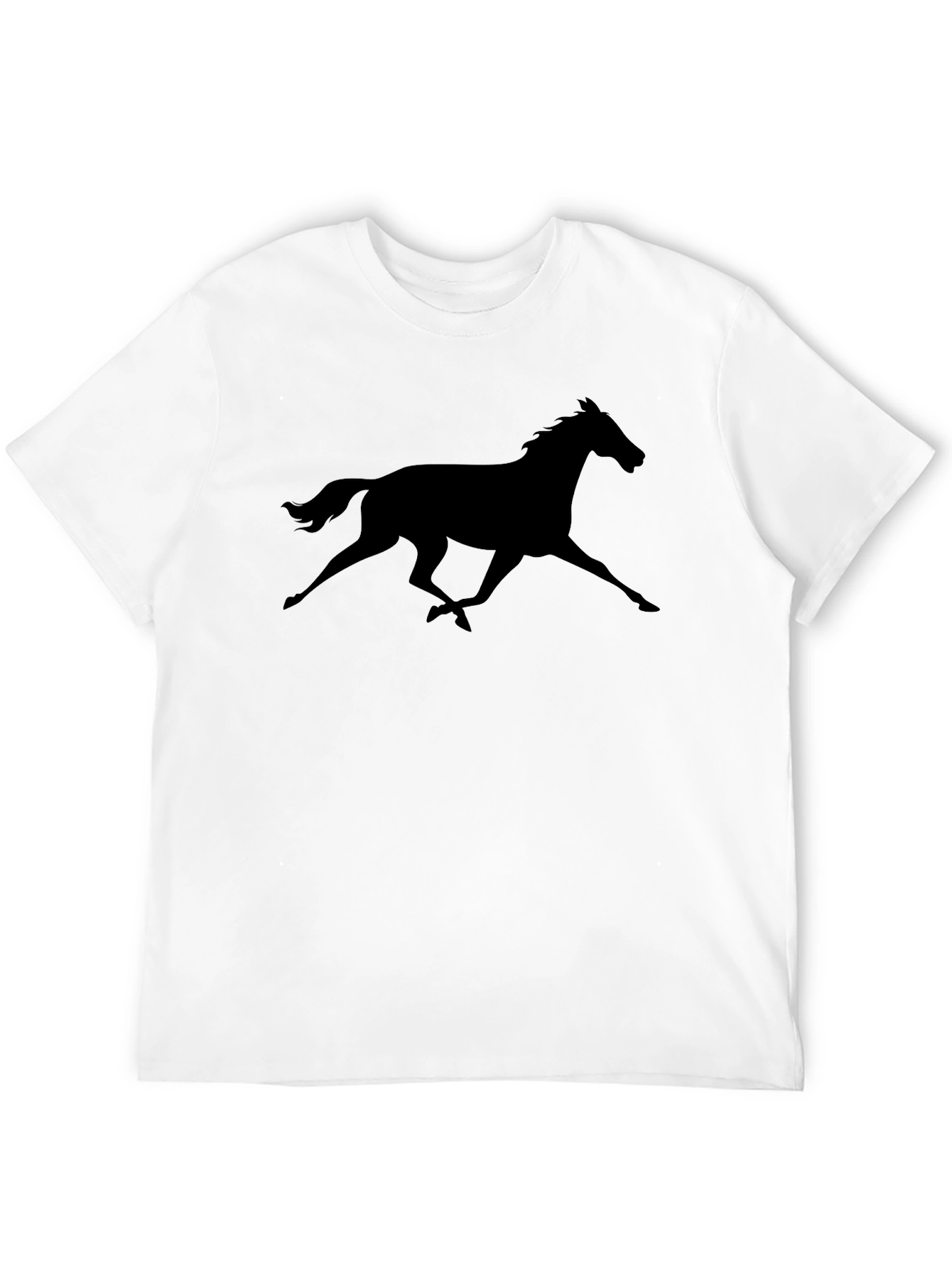 Black Horse Silhouette T-Shirt