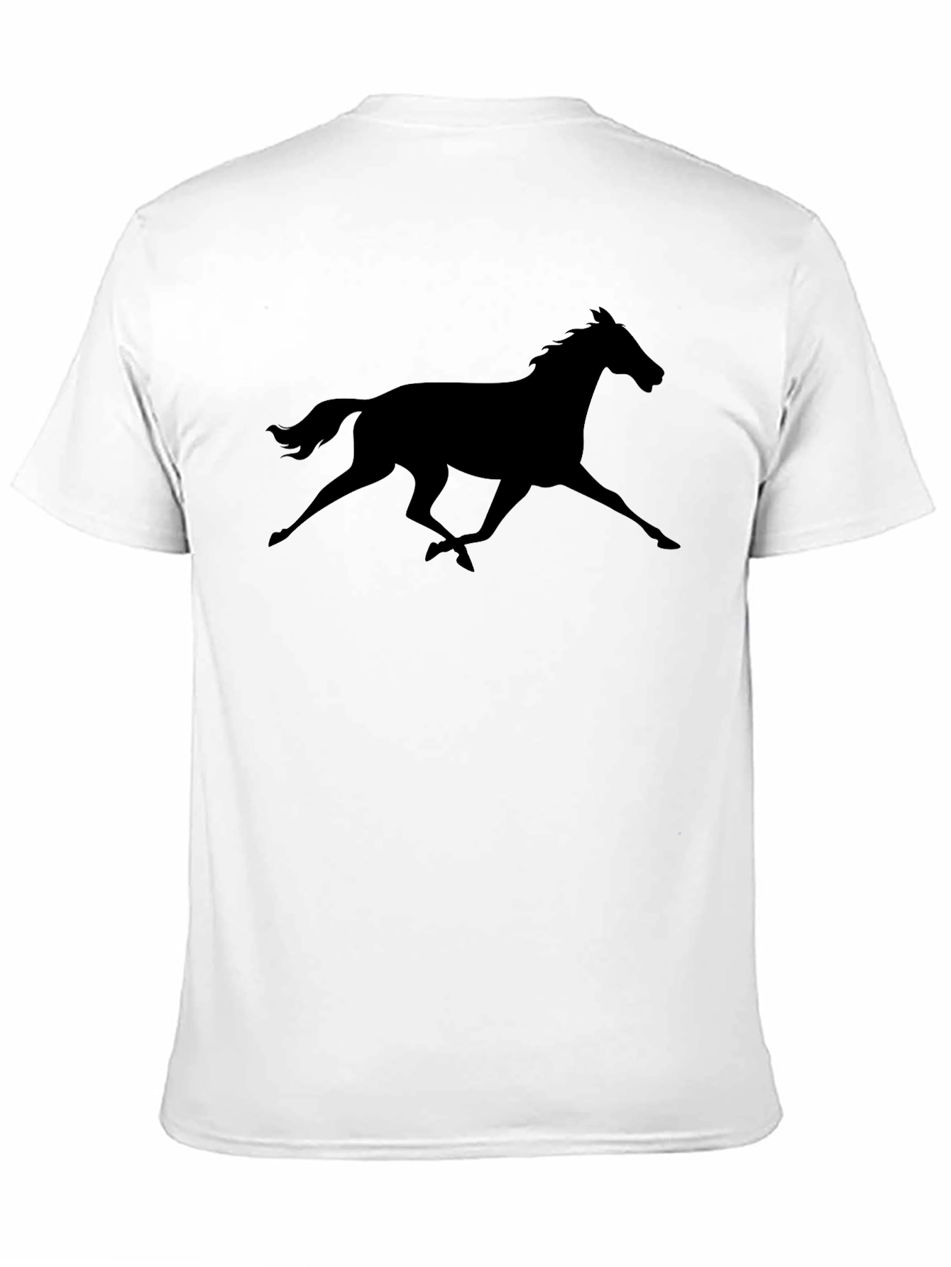 Black Horse Silhouette T-Shirt