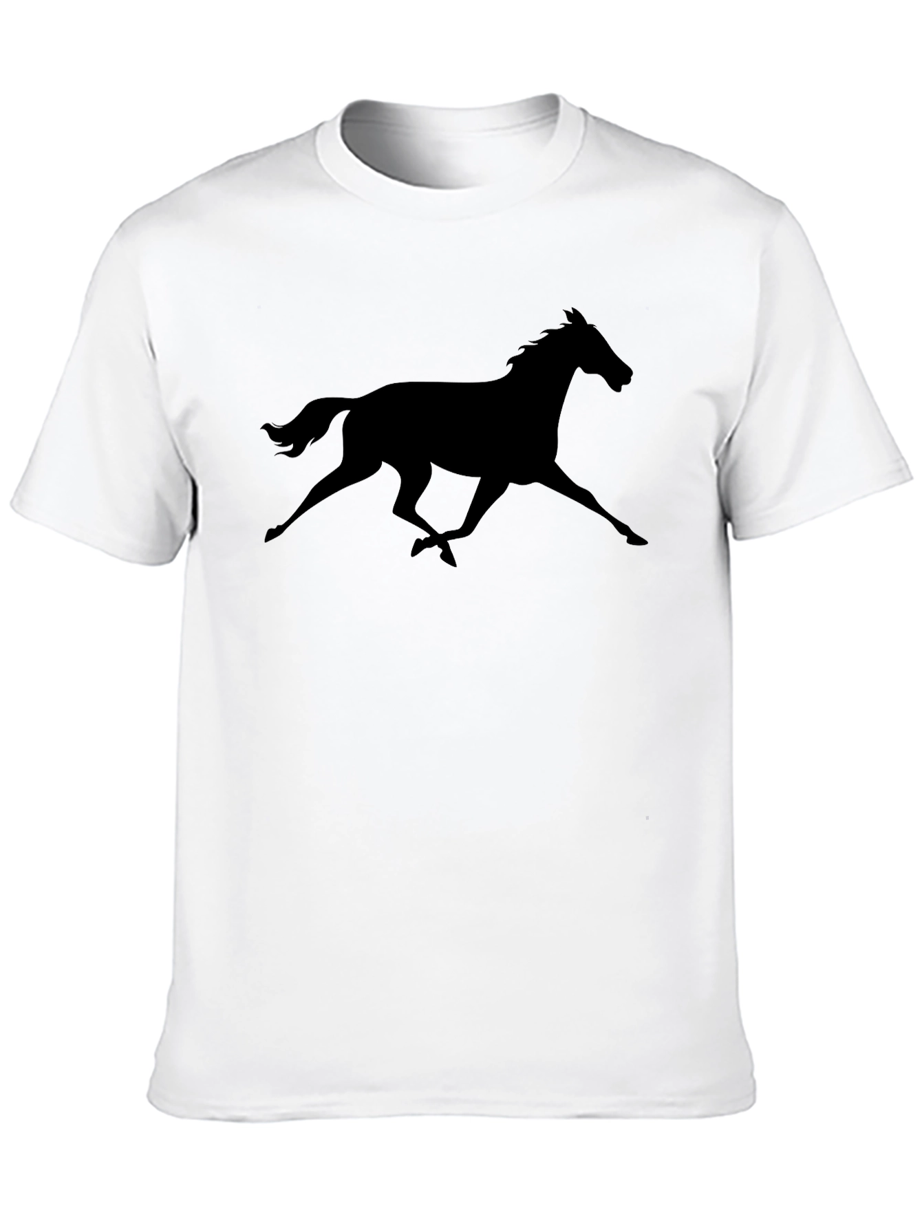 Black Horse Silhouette T-Shirt