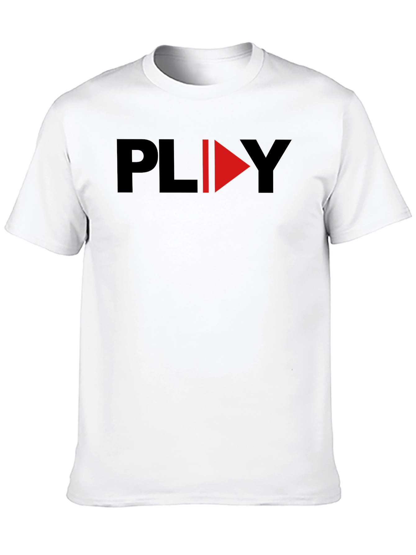 Play Graphic Black T-Shirt - Modern Design