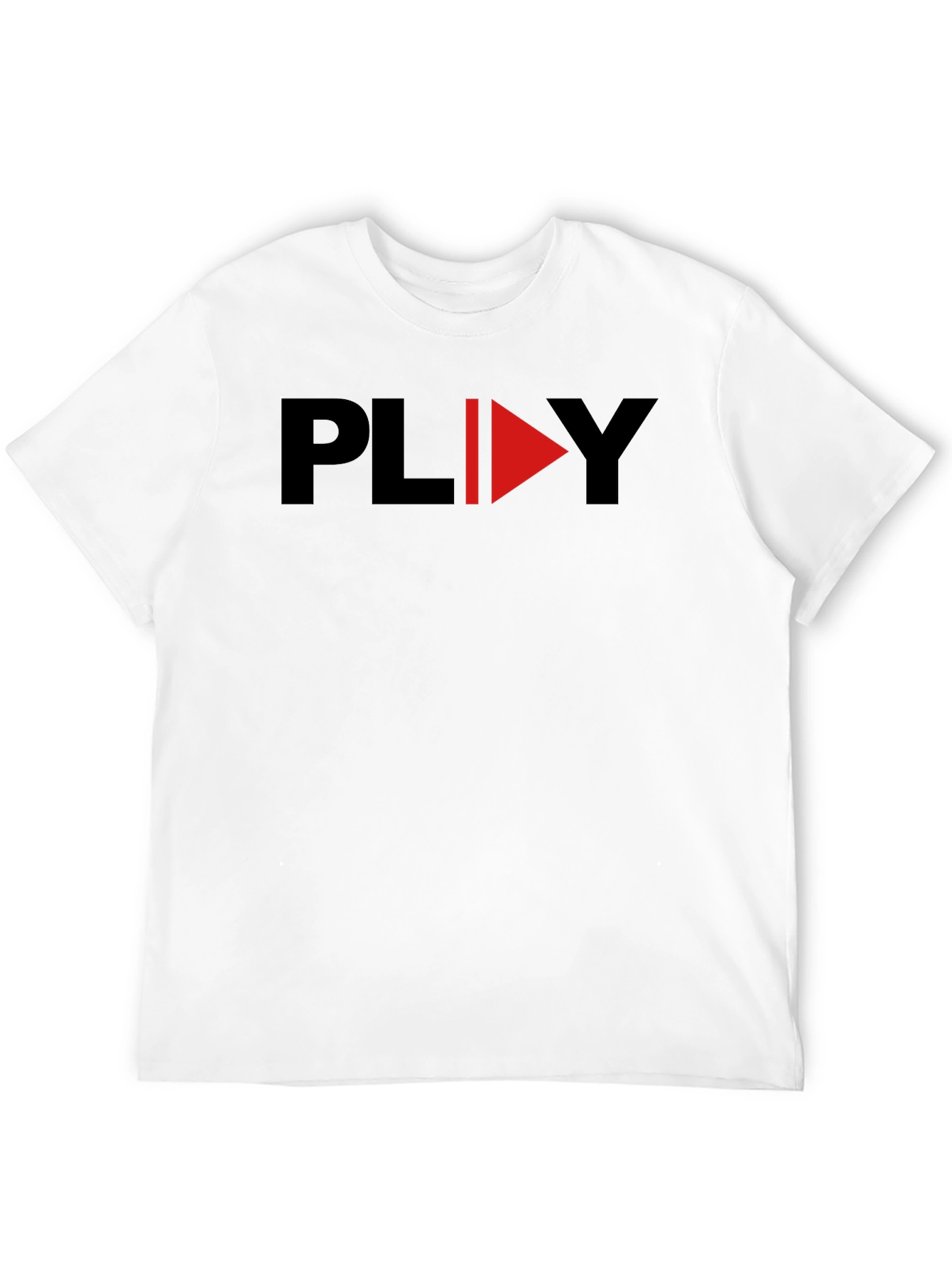 Play Graphic Black T-Shirt - Modern Design