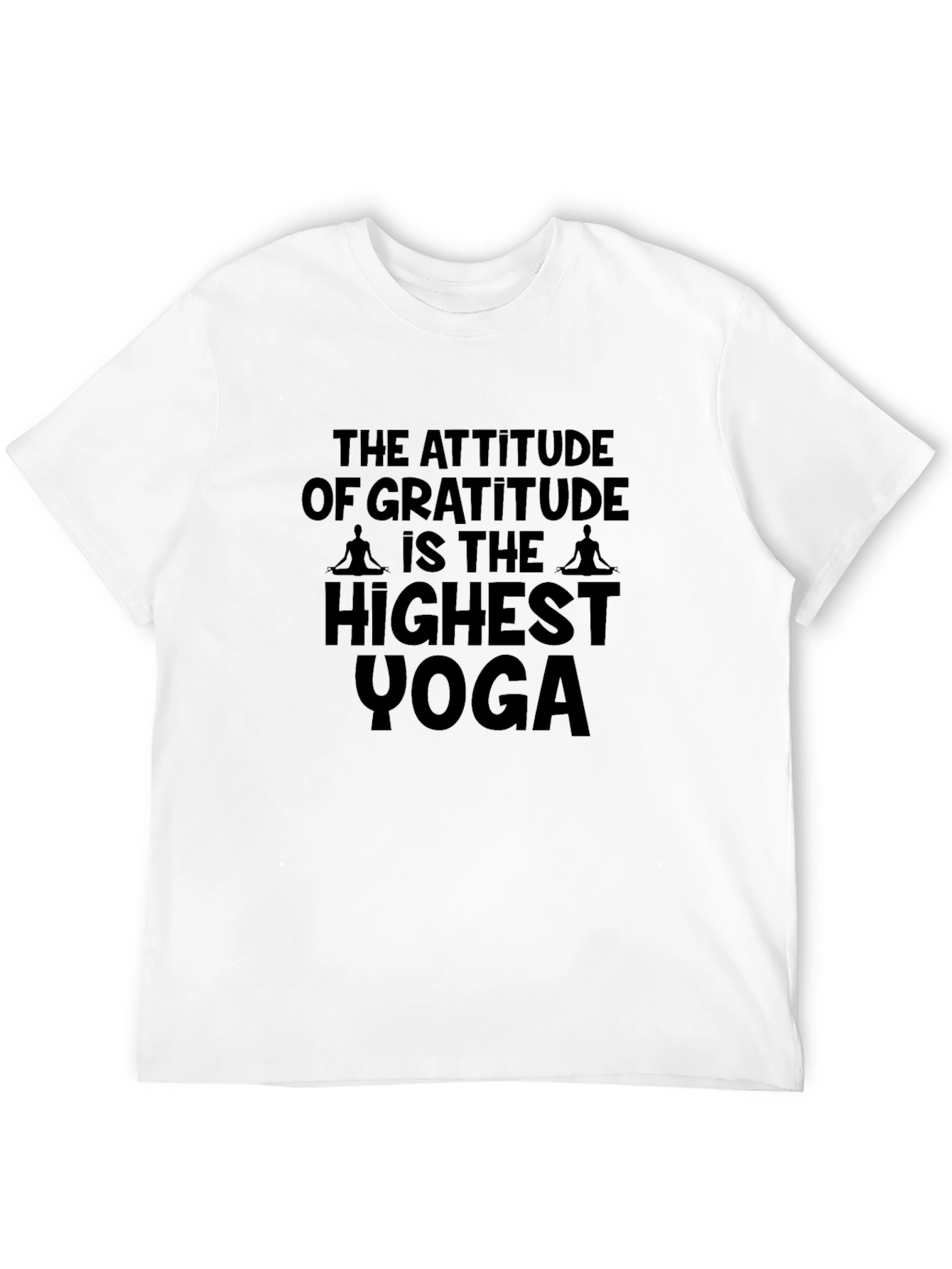 Gratitude is Yoga T-Shirt - Black