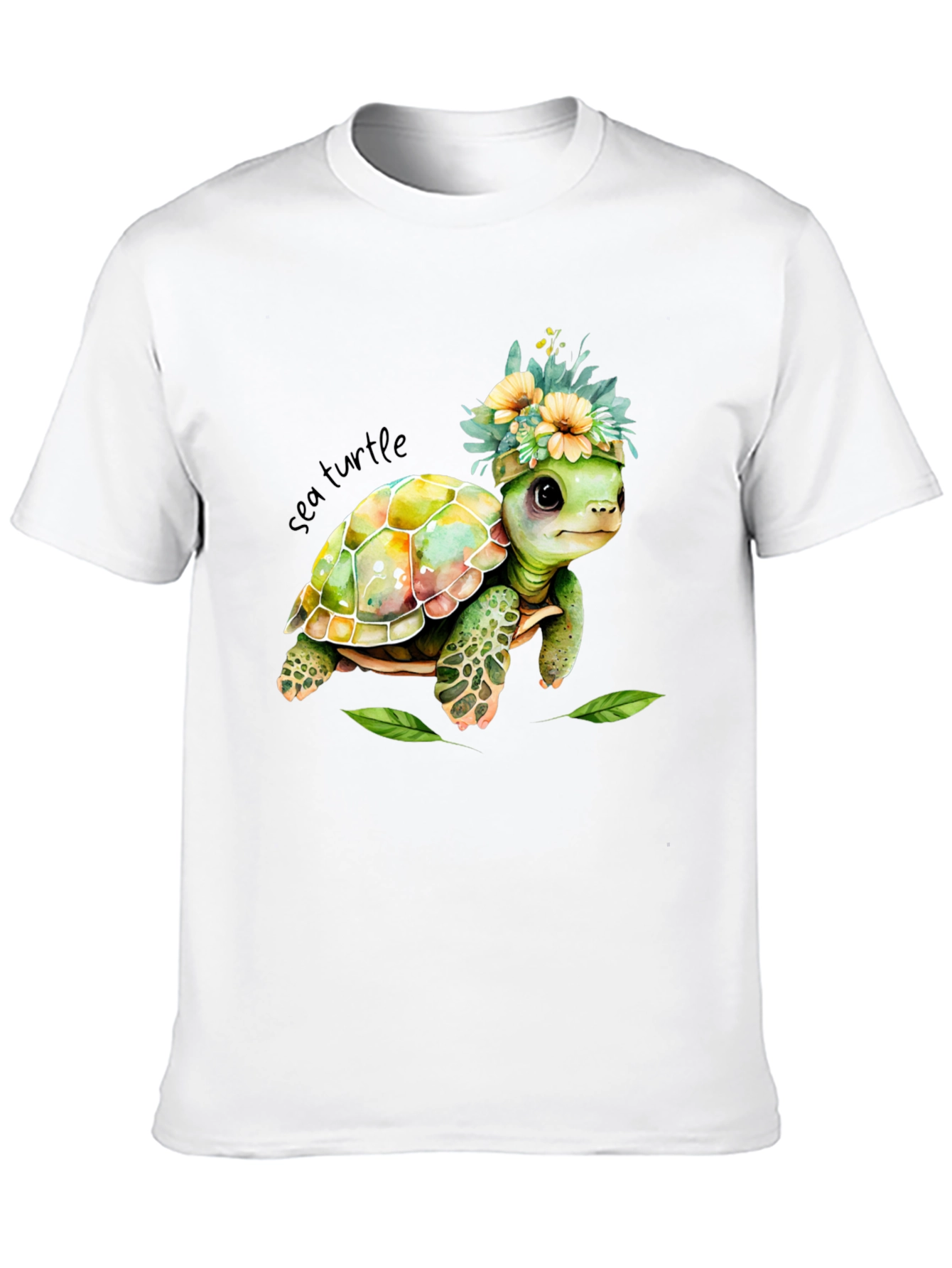 Cute Sea Turtle Graphic Tee