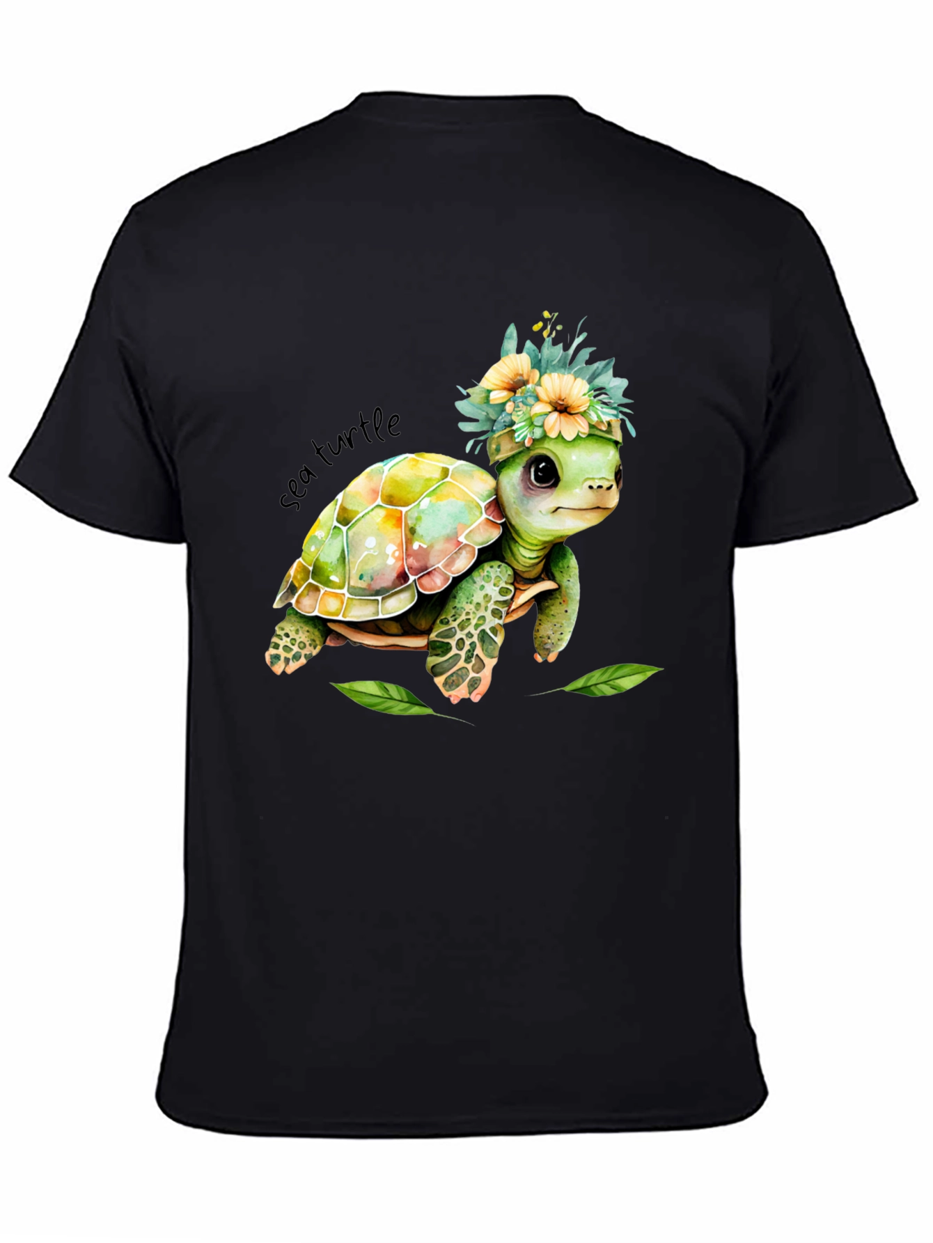 Cute Sea Turtle Graphic Tee