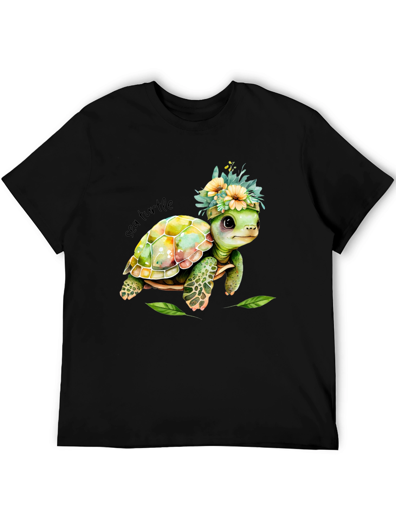 Cute Sea Turtle Graphic Tee