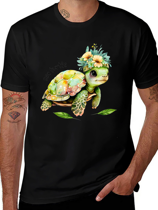 Cute Sea Turtle Graphic Tee