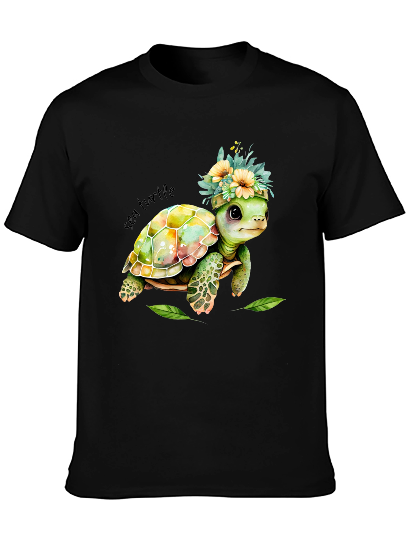 Cute Sea Turtle Graphic Tee