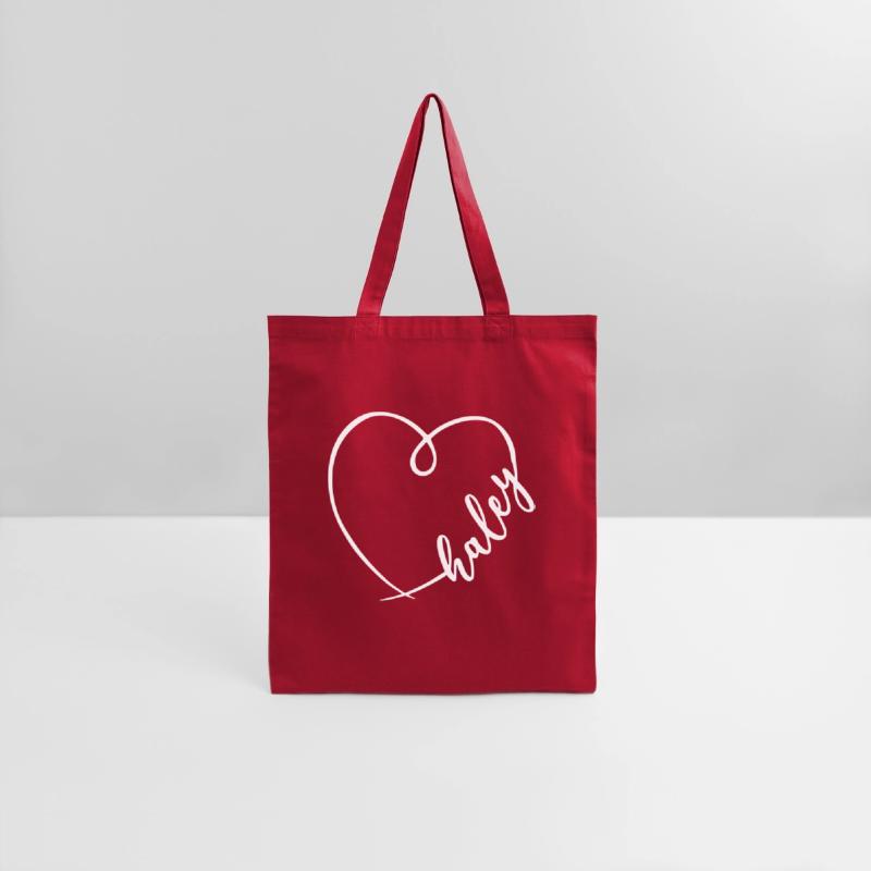 Haley Name Heart Calligraphy