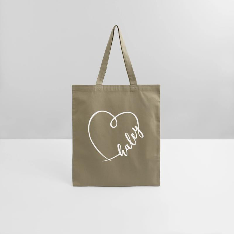 Haley Name Heart Calligraphy