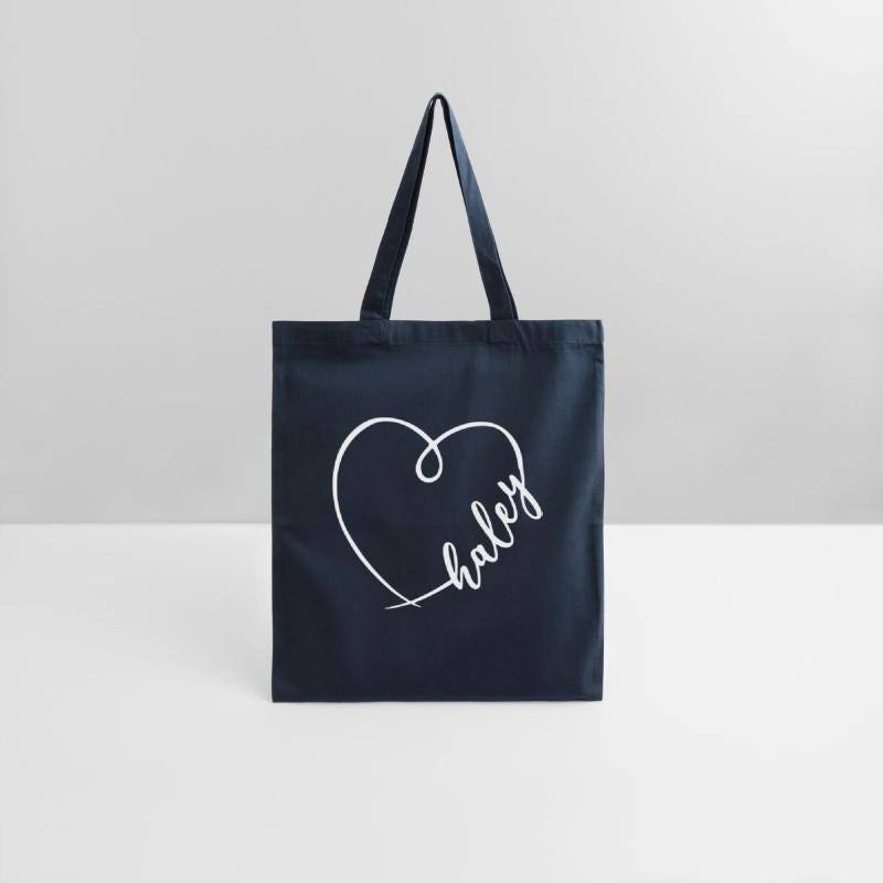 Haley Name Heart Calligraphy