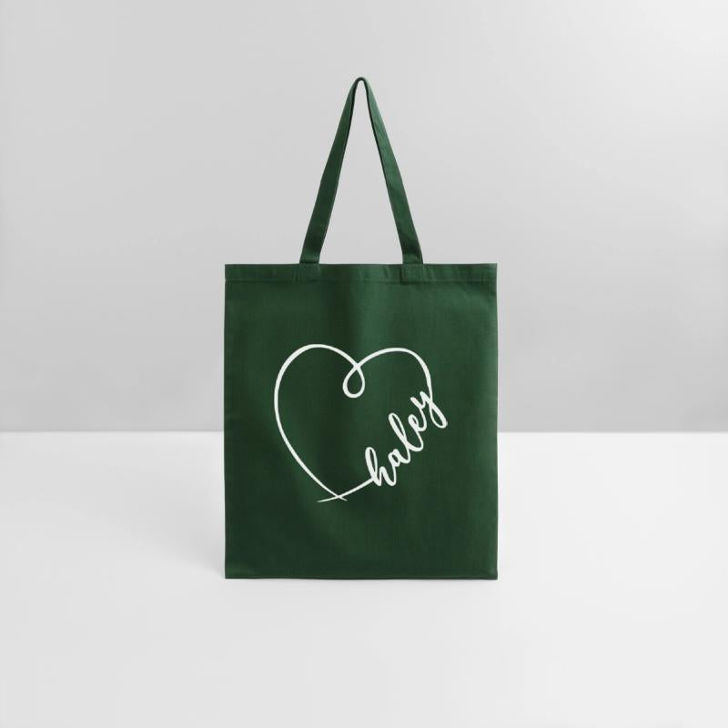 Haley Name Heart Calligraphy
