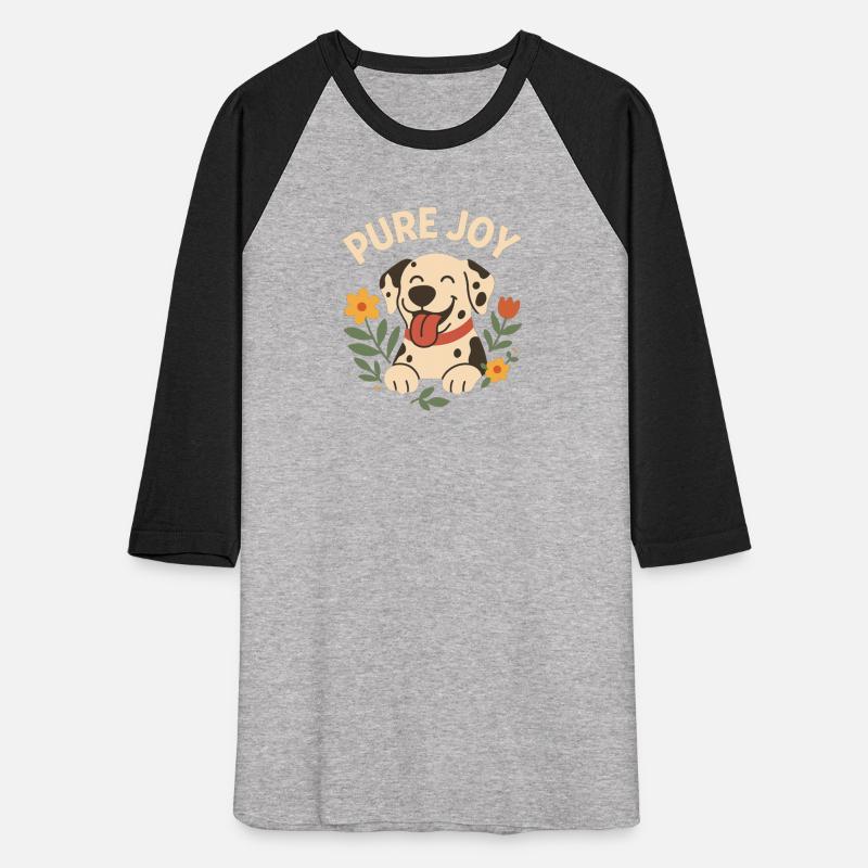 Happy Dalmatian with Floral Accent