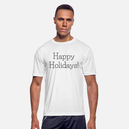 happy holidays T Shirt - Short Sleeve Crew Neck So