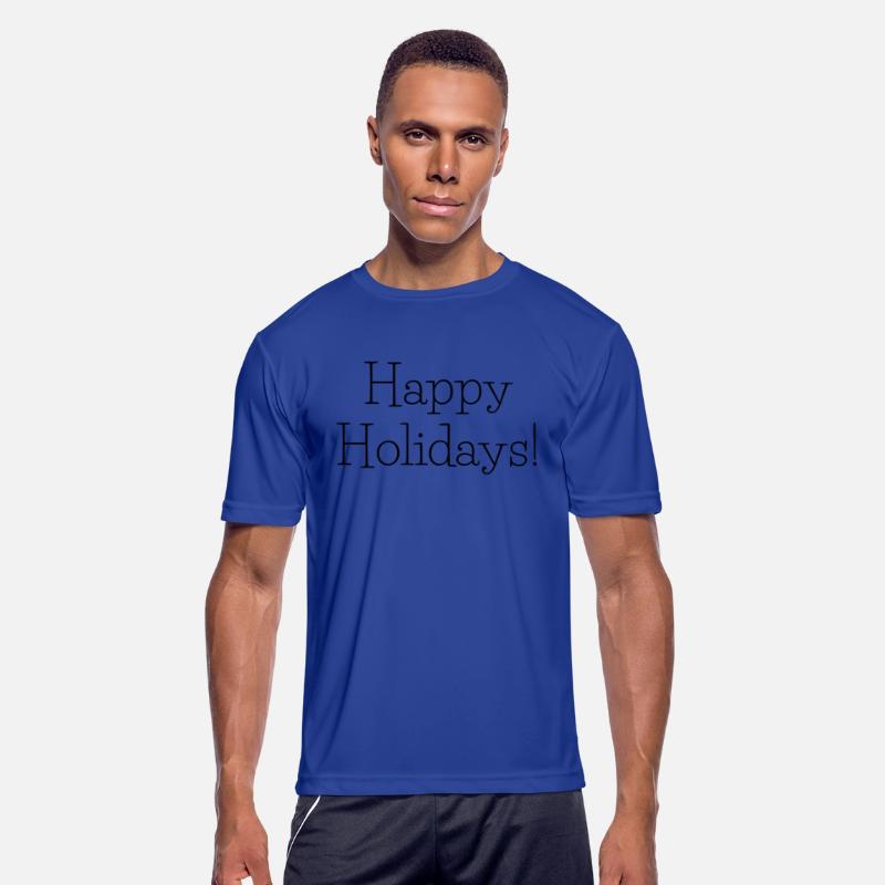 happy holidays T Shirt - Short Sleeve Crew Neck So