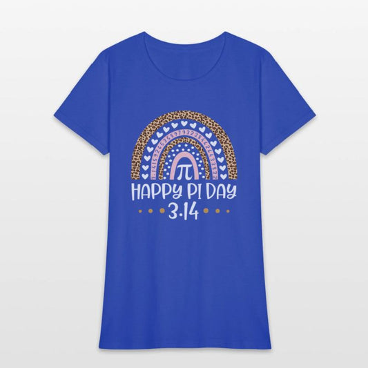 Happy Pi Day Mathematic Math Teacher Leopard Rainb