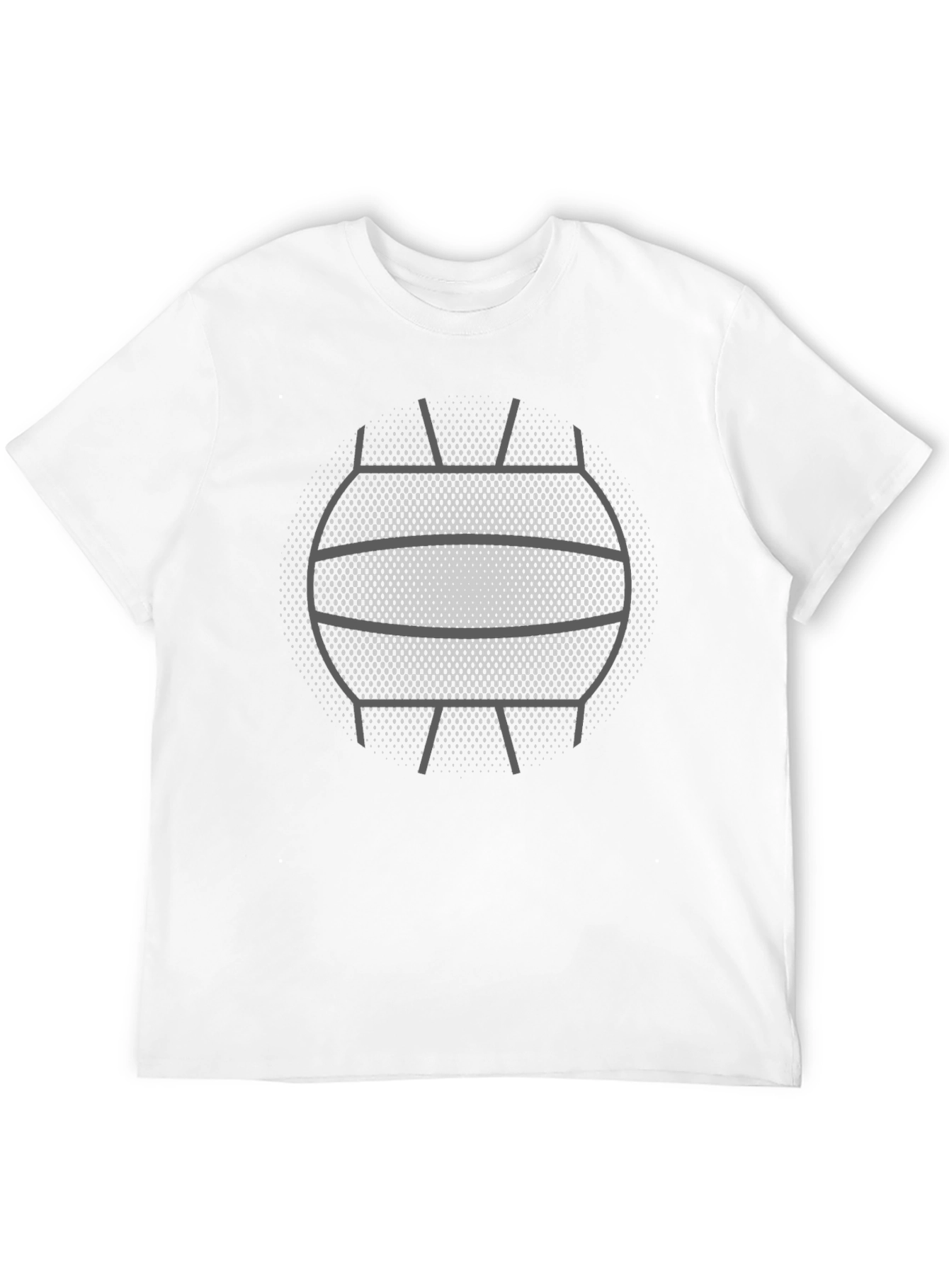 Volleyball Graphic Black T-Shirt