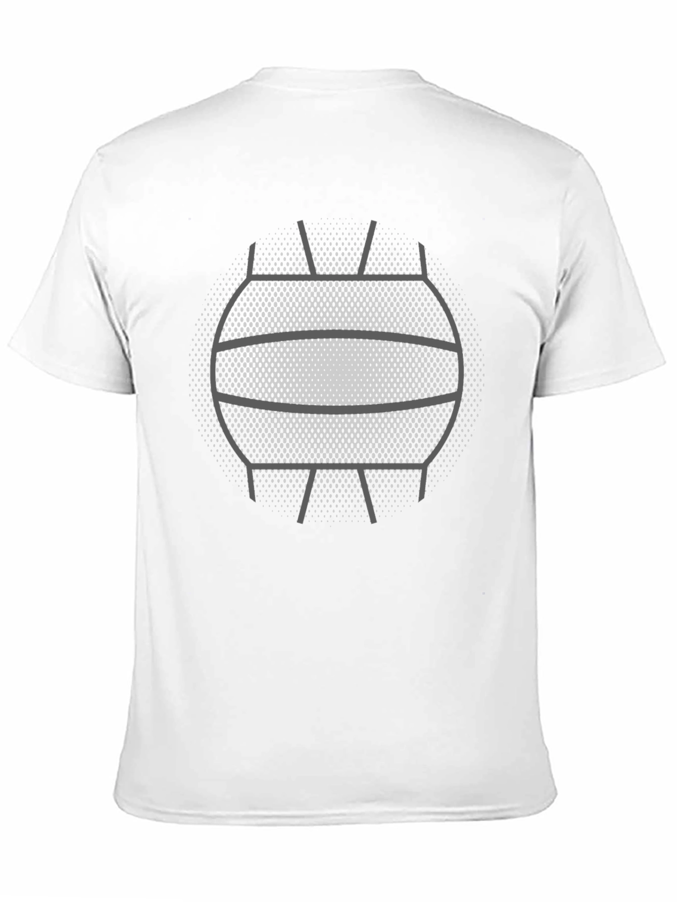 Volleyball Graphic Black T-Shirt