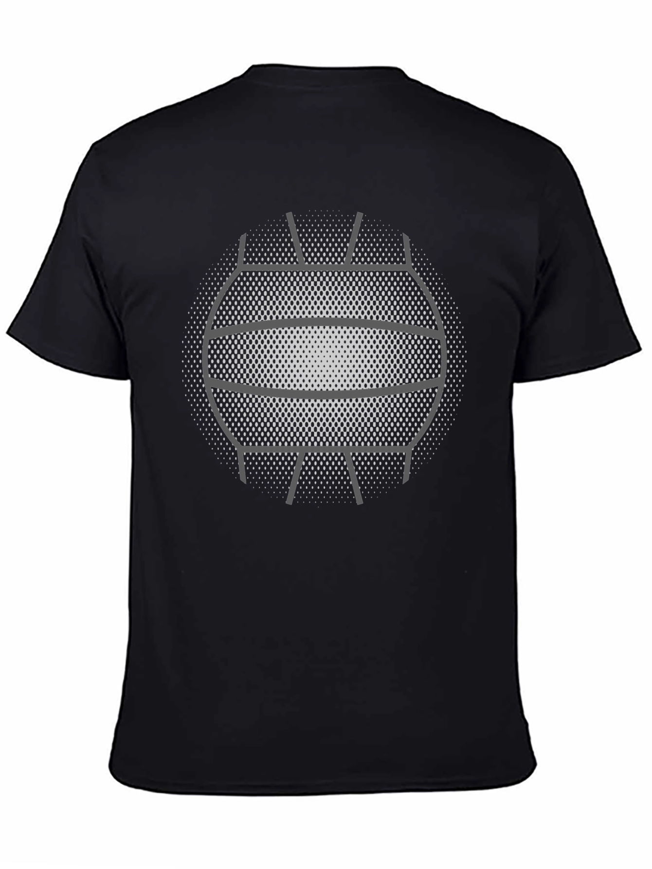 Volleyball Graphic Black T-Shirt