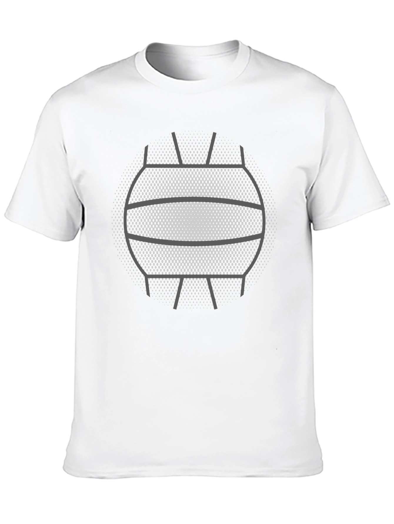 Volleyball Graphic Black T-Shirt