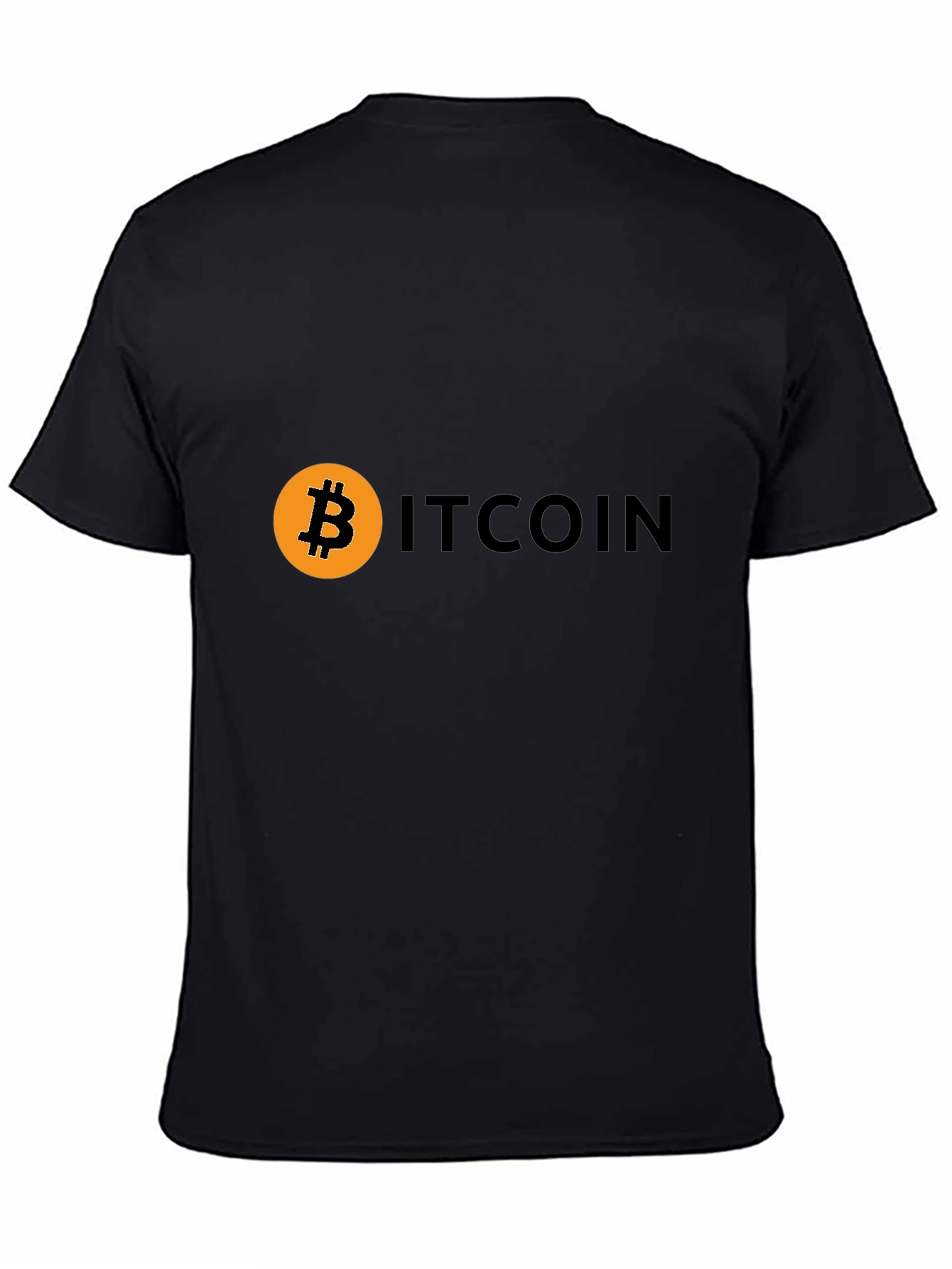Bitcoin Black Tee - Crypto Currency Fashion
