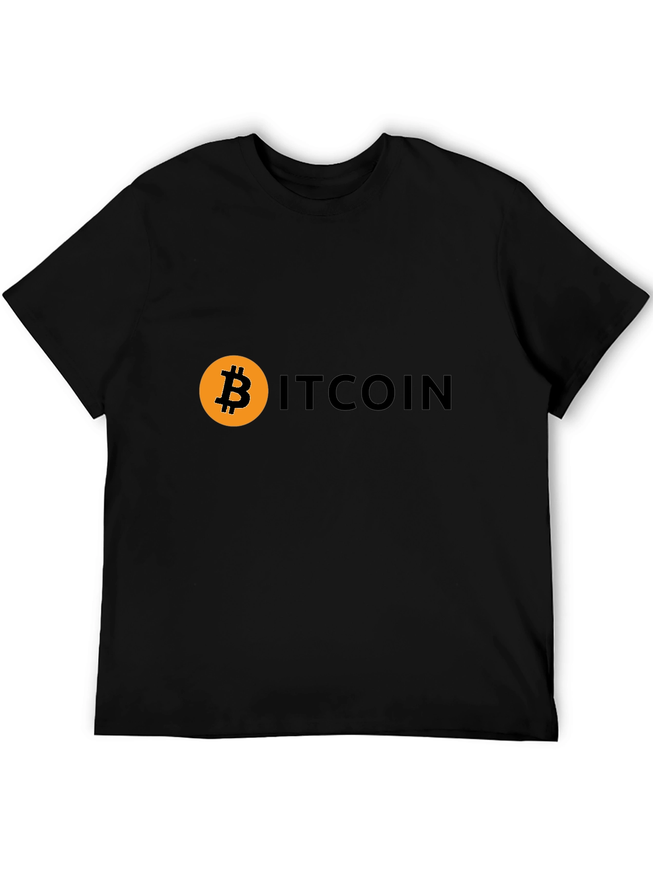 Bitcoin Black Tee - Crypto Currency Fashion