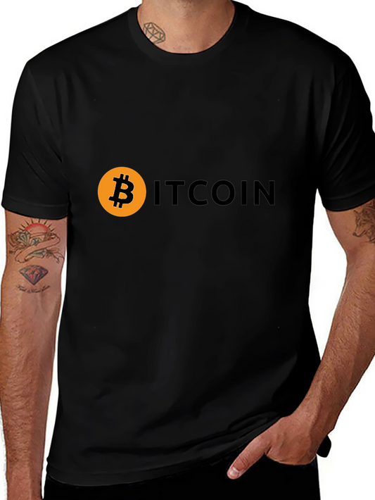 Bitcoin Black Tee - Crypto Currency Fashion