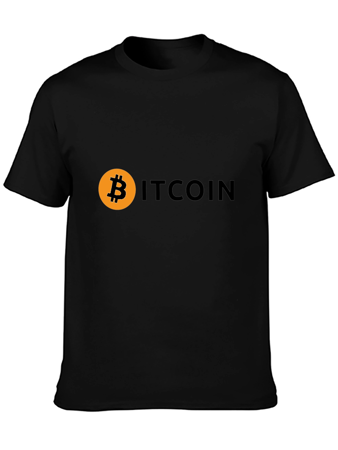 Bitcoin Black Tee - Crypto Currency Fashion