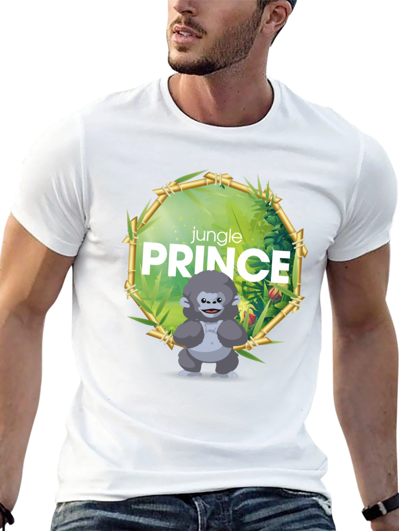 Jungle Prince Graphic Tee - Soft Cotton