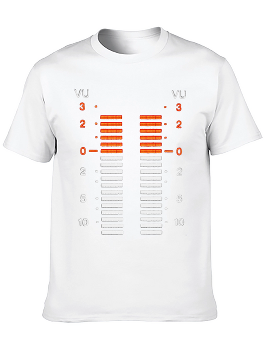 VU Meter T-Shirt - Audio Engineer Graphic Tee