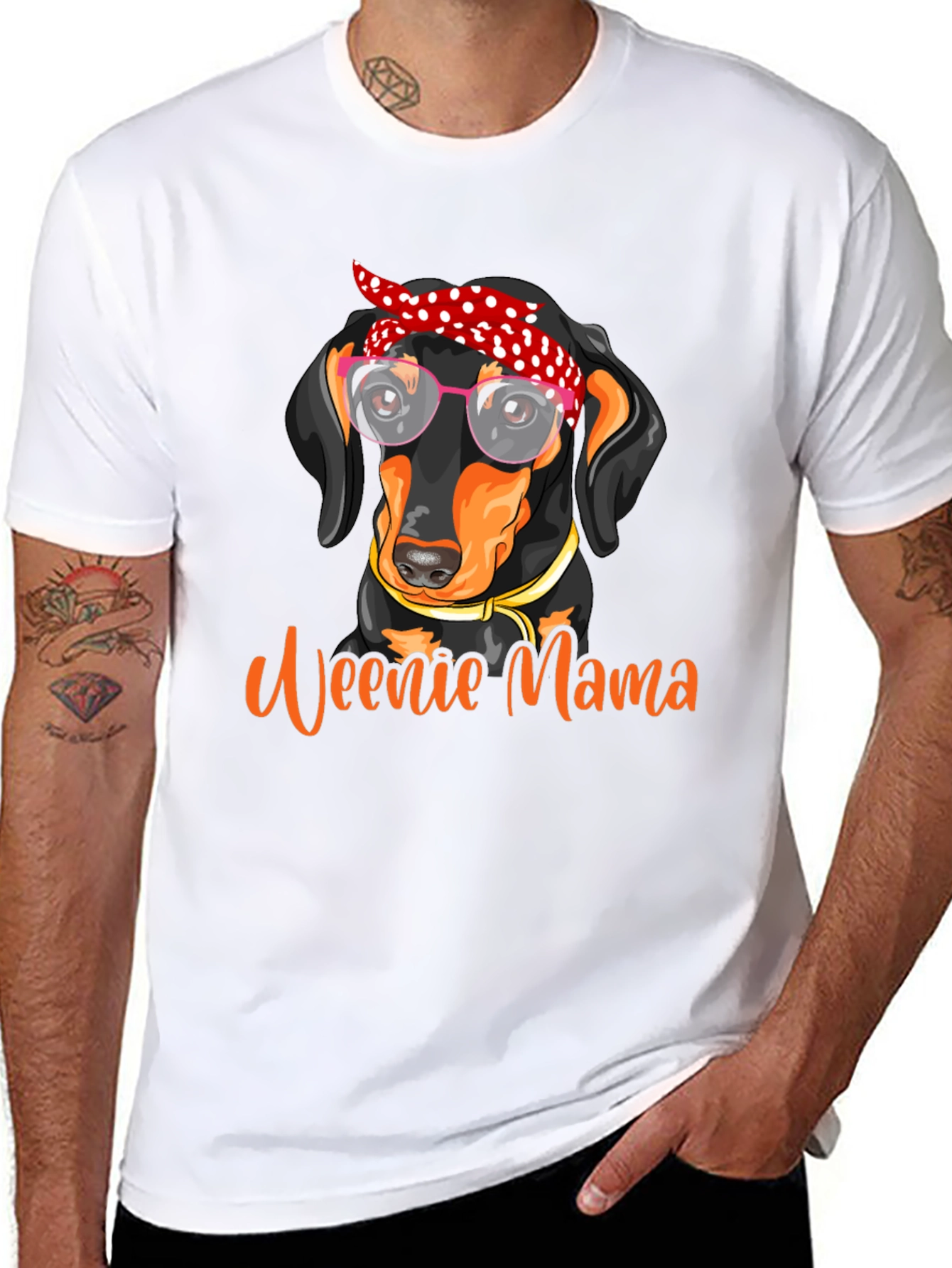 Weenie Mama Dog T-Shirt