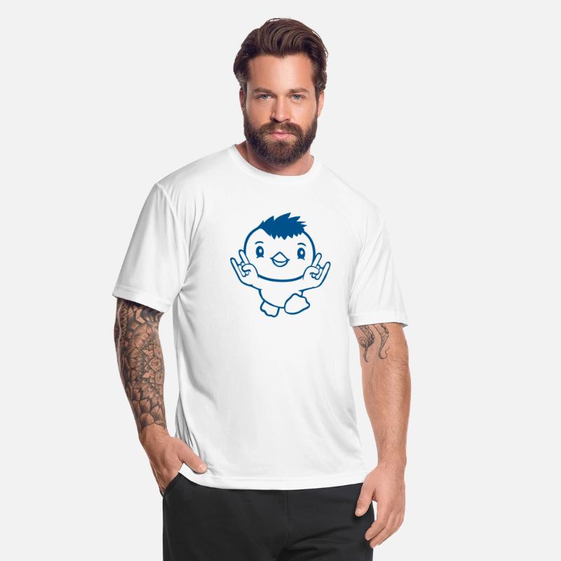 Heavy Metal Duck Bird Chick Rock Horn Hand Gesture