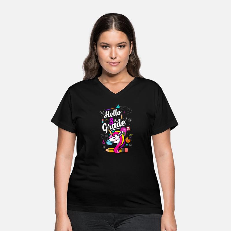 Hello 3rd Grade Unicorn Back To School Unicorn