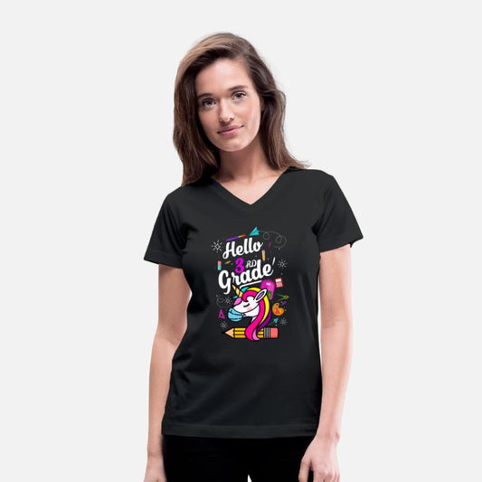 Hello 3rd Grade Unicorn Back To School Unicorn
