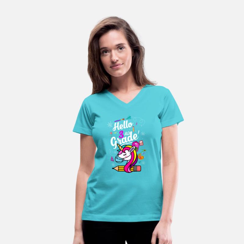 Hello 3rd Grade Unicorn Back To School Unicorn