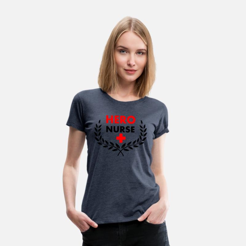 Hero nurse in laurel wreath