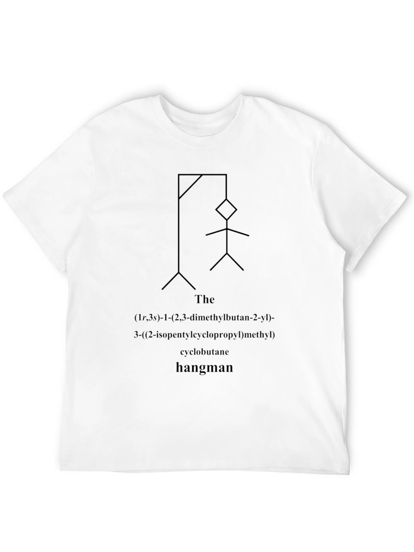 Hangman T-Shirt: Funny Chemistry Pun Tee