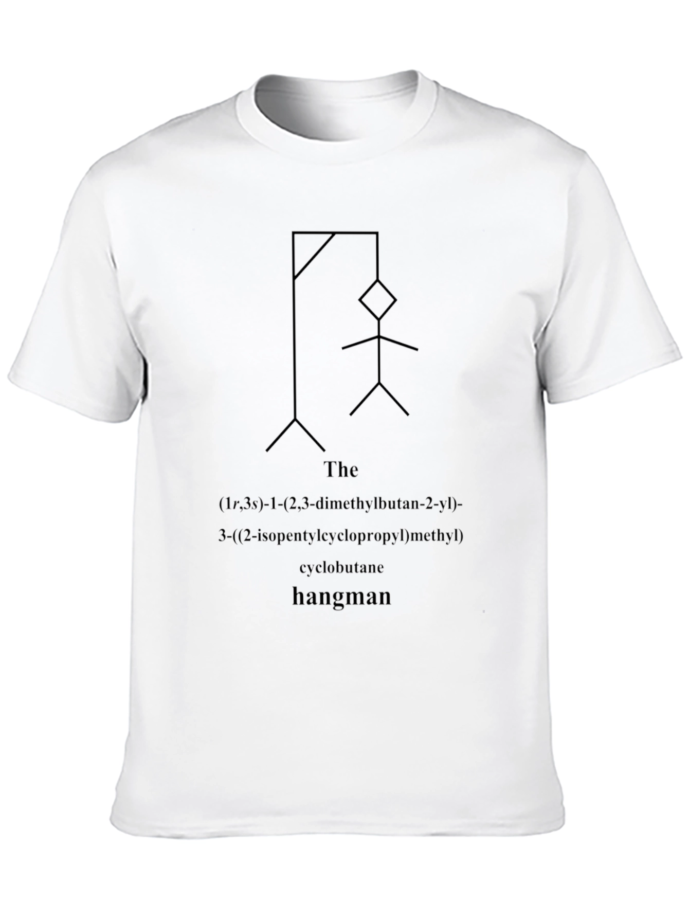Hangman T-Shirt: Funny Chemistry Pun Tee