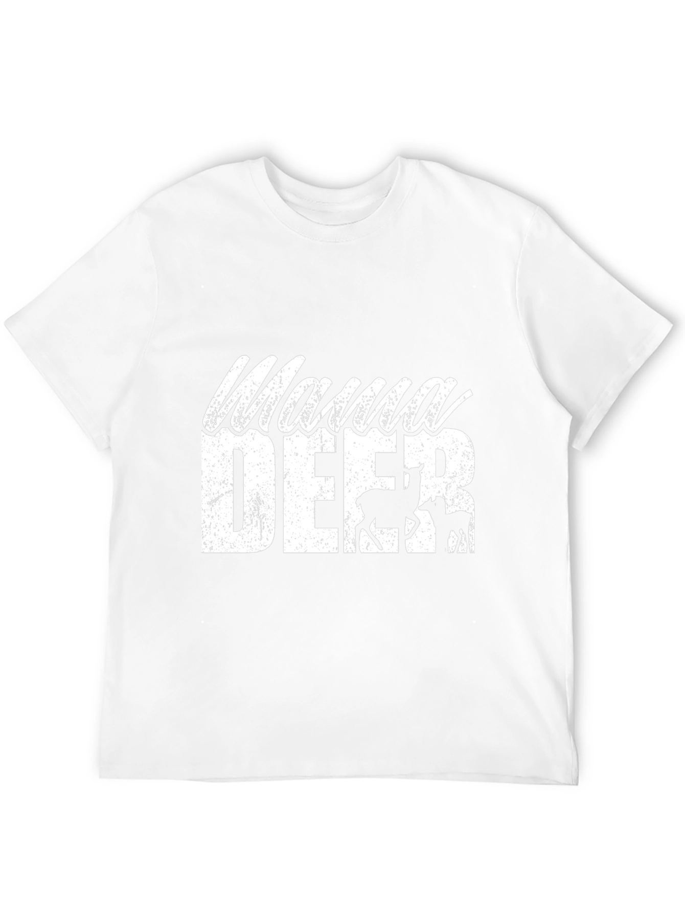 Mama Deer Graphic Tee - Unisex Black T-Shirt