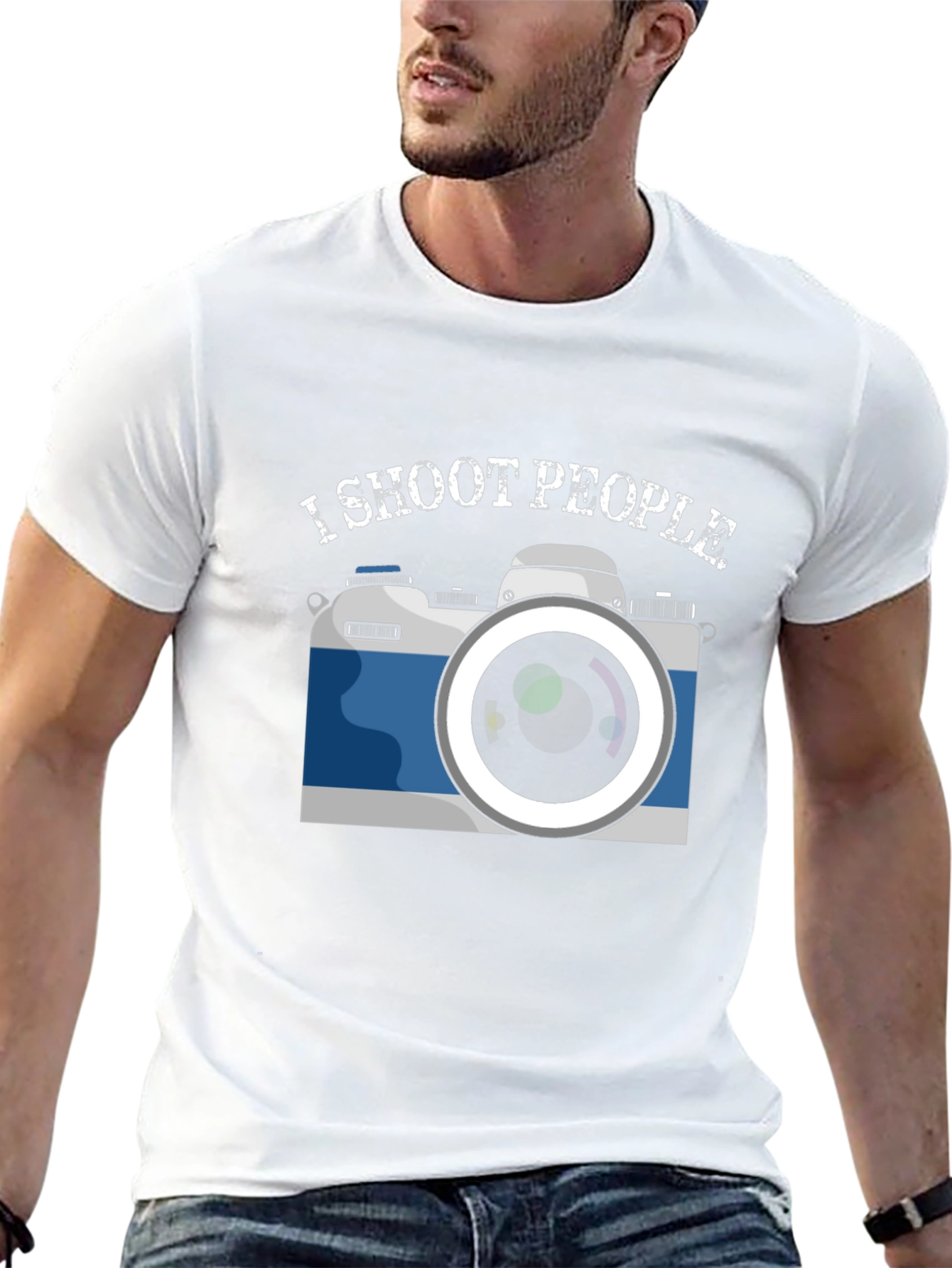 I Shoot People Camera Graphic T-Shirt