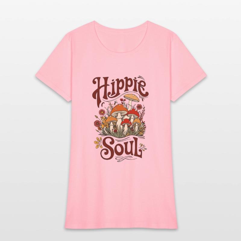 Hippie Vibes Boho Mushrooms Vintage Free Spirit