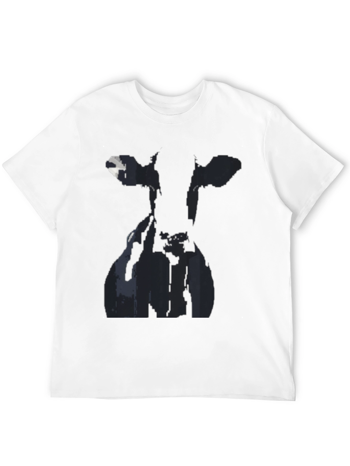 Cow Silhouette Black Graphic Tee